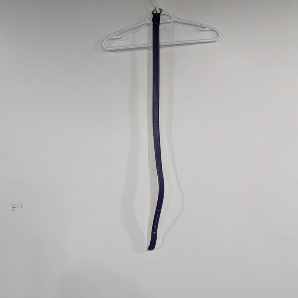 Landes Full Grain Leather Belt Purple Size Medium - Picture 2 of 3